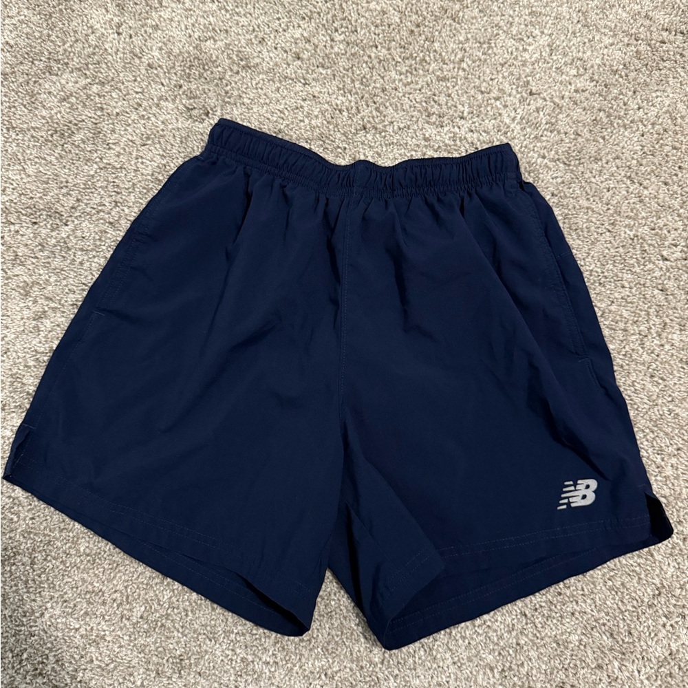 New Balance Men's Dark Blue Athletic Shorts
